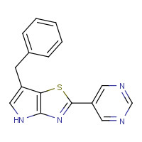 1312363-70-4 6-benzyl-2-pyrimidin-5-yl-4H-pyrrolo[2,3-d][1,3]thiazole chemical structure