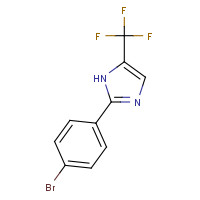 1010837-60-1 2-(4-bromophenyl)-5-(trifluoromethyl)-1H-imidazole chemical structure
