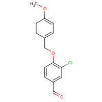 851402-45-4 3-chloro-4-[(4-methoxyphenyl)methoxy]benzaldehyde chemical structure