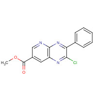 1383701-69-6 methyl 2-chloro-3-phenylpyrido[2,3-b]pyrazine-7-carboxylate chemical structure