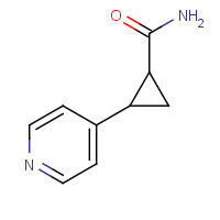 484654-51-5 2-pyridin-4-ylcyclopropane-1-carboxamide chemical structure