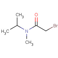 134414-62-3 2-bromo-N-methyl-N-propan-2-ylacetamide chemical structure