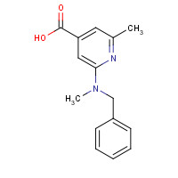 462070-51-5 2-[benzyl(methyl)amino]-6-methylpyridine-4-carboxylic acid chemical structure