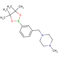 883738-27-0 1-methyl-4-[[3-(4,4,5,5-tetramethyl-1,3,2-dioxaborolan-2-yl)phenyl]methyl]piperazine chemical structure