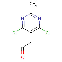 474656-37-6 2-(4,6-dichloro-2-methylpyrimidin-5-yl)acetaldehyde chemical structure