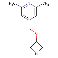 1400762-86-8 4-(azetidin-3-yloxymethyl)-2,6-dimethylpyridine chemical structure