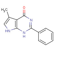 251946-96-0 5-methyl-2-phenyl-1,7-dihydropyrrolo[2,3-d]pyrimidin-4-one chemical structure