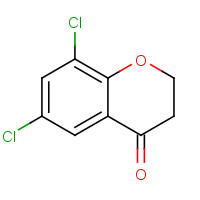 49660-60-8 6,8-dichloro-2,3-dihydrochromen-4-one chemical structure