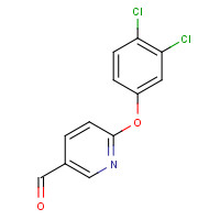 1160430-65-8 6-(3,4-dichlorophenoxy)pyridine-3-carbaldehyde chemical structure