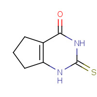 35563-27-0 2-sulfanylidene-1,5,6,7-tetrahydrocyclopenta[d]pyrimidin-4-one chemical structure