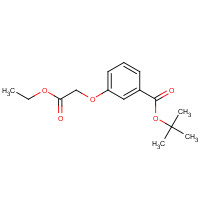 1398330-70-5 tert-butyl 3-(2-ethoxy-2-oxoethoxy)benzoate chemical structure