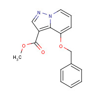 141032-71-5 methyl 4-phenylmethoxypyrazolo[1,5-a]pyridine-3-carboxylate chemical structure