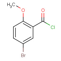 62910-63-8 5-bromo-2-methoxybenzoyl chloride chemical structure