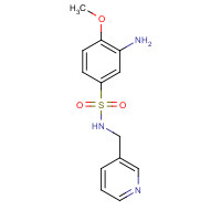 1041592-04-4 3-amino-4-methoxy-N-(pyridin-3-ylmethyl)benzenesulfonamide chemical structure