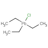 1067-14-7 chloro(triethyl)plumbane chemical structure