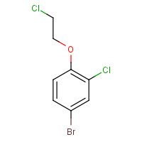 869569-66-4 4-bromo-2-chloro-1-(2-chloroethoxy)benzene chemical structure