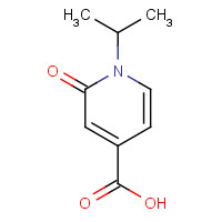 1203544-02-8 2-oxo-1-propan-2-ylpyridine-4-carboxylic acid chemical structure