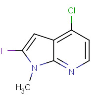1312581-09-1 4-chloro-2-iodo-1-methylpyrrolo[2,3-b]pyridine chemical structure