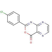 155513-80-7 2-(4-chlorophenyl)pyrazino[2,3-d][1,3]oxazin-4-one chemical structure