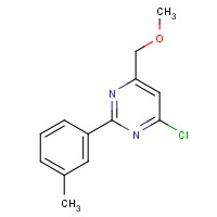 438249-83-3 4-chloro-6-(methoxymethyl)-2-(3-methylphenyl)pyrimidine chemical structure