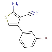 901207-97-4 2-amino-4-(3-bromophenyl)thiophene-3-carbonitrile chemical structure