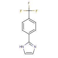 34898-30-1 2-[4-(trifluoromethyl)phenyl]-1H-imidazole chemical structure