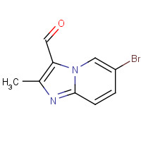 728864-58-2 6-bromo-2-methylimidazo[1,2-a]pyridine-3-carbaldehyde chemical structure