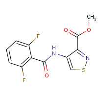 896723-24-3 methyl 4-[(2,6-difluorobenzoyl)amino]-1,2-thiazole-3-carboxylate chemical structure
