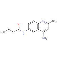 6954-99-0 N-(4-amino-2-methylquinolin-6-yl)butanamide chemical structure
