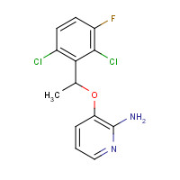 756520-67-9 3-[1-(2,6-dichloro-3-fluorophenyl)ethoxy]pyridin-2-amine chemical structure