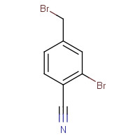 89892-38-6 2-bromo-4-(bromomethyl)benzonitrile chemical structure