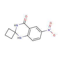 1272756-10-1 6-nitrospiro[1,3-dihydroquinazoline-2,1'-cyclobutane]-4-one chemical structure