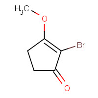 14203-25-9 2-bromo-3-methoxycyclopent-2-en-1-one chemical structure