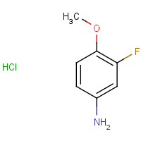 3803-20-1 3-fluoro-4-methoxyaniline;hydrochloride chemical structure