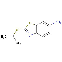 64350-93-2 2-propan-2-ylsulfanyl-1,3-benzothiazol-6-amine chemical structure