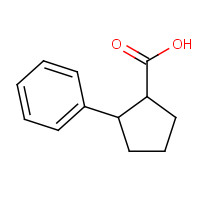 7015-25-0 2-phenylcyclopentane-1-carboxylic acid chemical structure