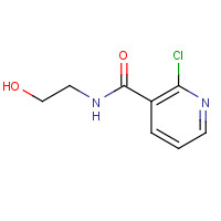 1178440-36-2 2-chloro-N-(2-hydroxyethyl)pyridine-3-carboxamide chemical structure