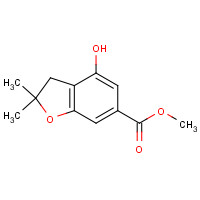955884-97-6 methyl 4-hydroxy-2,2-dimethyl-3H-1-benzofuran-6-carboxylate chemical structure