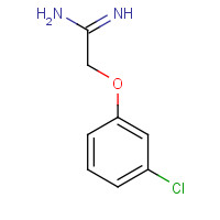 170735-26-9 2-(3-chlorophenoxy)ethanimidamide chemical structure