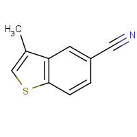 19404-23-0 3-methyl-1-benzothiophene-5-carbonitrile chemical structure