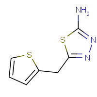 299933-43-0 5-(thiophen-2-ylmethyl)-1,3,4-thiadiazol-2-amine chemical structure