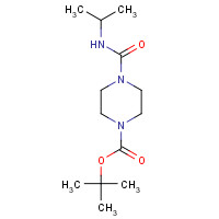 1442474-86-3 tert-butyl 4-(propan-2-ylcarbamoyl)piperazine-1-carboxylate chemical structure