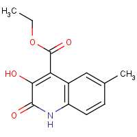 1159706-48-5 ethyl 3-hydroxy-6-methyl-2-oxo-1H-quinoline-4-carboxylate chemical structure