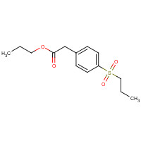 1363179-28-5 propyl 2-(4-propylsulfonylphenyl)acetate chemical structure