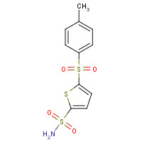 63032-72-4 5-(4-methylphenyl)sulfonylthiophene-2-sulfonamide chemical structure