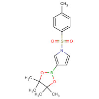 1218791-03-7 1-(4-methylphenyl)sulfonyl-3-(4,4,5,5-tetramethyl-1,3,2-dioxaborolan-2-yl)pyrrole chemical structure