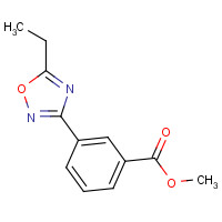 1166756-75-7 methyl 3-(5-ethyl-1,2,4-oxadiazol-3-yl)benzoate chemical structure