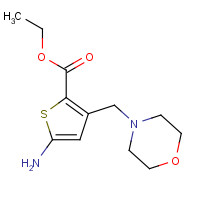 1094071-08-5 ethyl 5-amino-3-(morpholin-4-ylmethyl)thiophene-2-carboxylate chemical structure