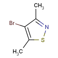 89463-68-3 4-bromo-3,5-dimethyl-1,2-thiazole chemical structure