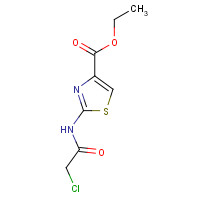19745-93-8 ethyl 2-[(2-chloroacetyl)amino]-1,3-thiazole-4-carboxylate chemical structure